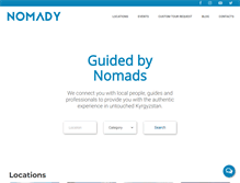 Tablet Screenshot of nomady.net